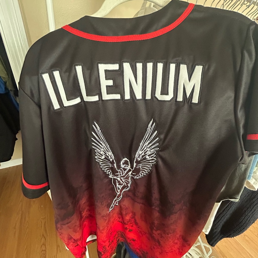 Illenium Black and Red Graphic Jersey